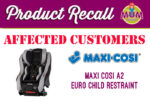 Maxi Cosi A2 Euro Recall