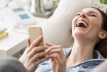tampon-texting mother and daughter