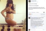 Constance Hall in her loungerie, taking mirror selfie