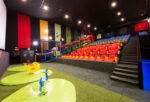 Cinepolis Junior Cinema front playground space and brightly colored cinema chairs