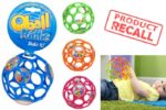 oball rattle recalled