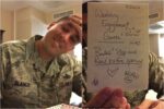 military pregnancy announcement