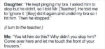 mums response to daughter hit student