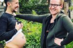 transgender dad pregnant and having a baby