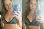 post pregnancy stomach selfie Kristen Sullivan