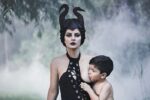 mum becomes Maleficent to breastfeed