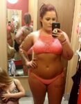Brittney Johnson bikini selfie with daughter