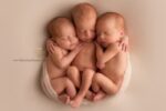 redhead newborn triplets