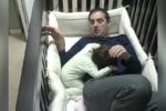 Nunzio Roso dad gets stuck in the cot