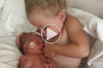 viral video Big Sister on Breastfeeding Duty