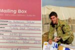 Christmas care package for Australian troops