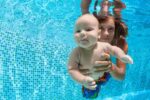 hack to make swimming fun for babies