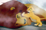Mufasa death Lion King animated movie