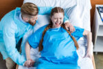 holding hands helps women cope with labour pain