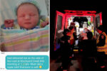 dad delivers baby on side of road