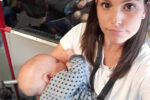 breastfeeding mum train