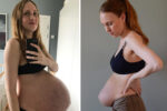 Maria Jorstad shared photo of her body after triplets