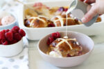 Easter, hot cross bun pudding recipe