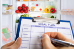 meal plan, fridge, list