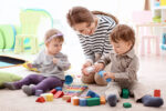 babysitter, children, woman