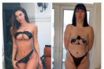 Laura Belbin knee deep in life wearing an upside down bikini