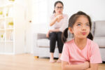 child eye rolling