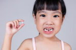 baby teeth, girl missing tooth