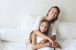 mum and tween daughter