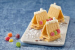 Mini Christmas house biscuit recipe