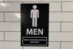 mens bathroom change tables