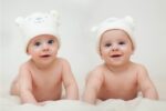Twin mums babies