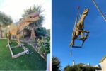 dad buys son dinosaur