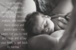 Dear Mummy - newborn letter