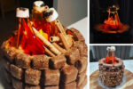 campfire cake hack
