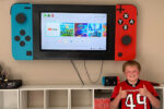 Katie Browning video game tv unit