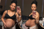 Mum's postpartum selfie