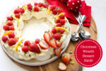 Christmas wreath dessert