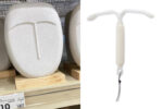 Kmart textured face sculpture