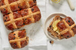 hot cross spelt buns recipe