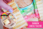 rainbow cheese toastie