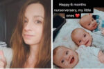viral tiktok breastfeeding triplets