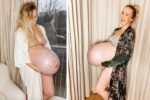 triplet baby bump