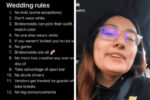 wedding day rules on tiktok