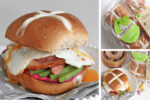 hot cross bun brekkie roll