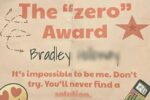 zero school award