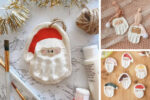 Christmas craft, salt dough ornament