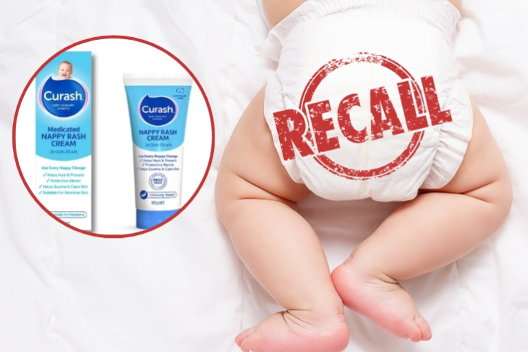 Resolved Nappy Rash Recall: Curash Nappy Rash Cream Pulled of Kids Painful Rash