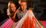 how to make a volcano erupt - erupting volcano for kids