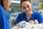 Nurse with newborn baby - Nursing in Australia