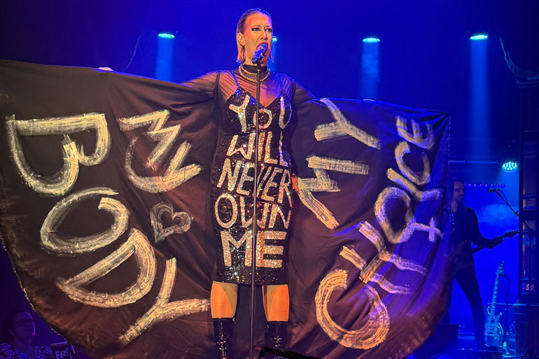 Bernie Dieter's statement dress